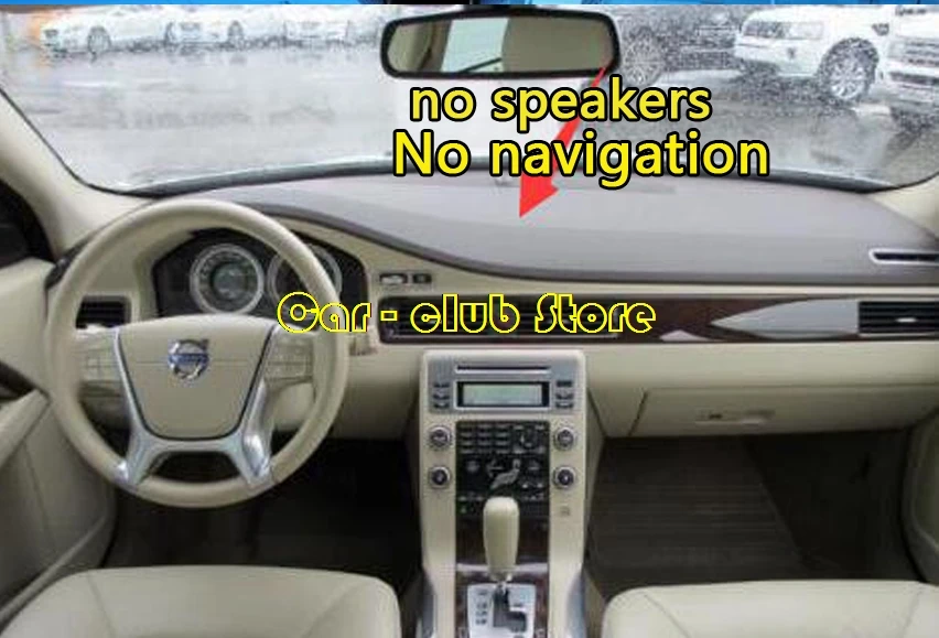 model c Dashmats автомобиль-Средства для укладки волос приборной панели крышки для volvo s80 s80l 2006 2007 2008 2009 2010 2011 2012 2013 - Название цвета: model c
