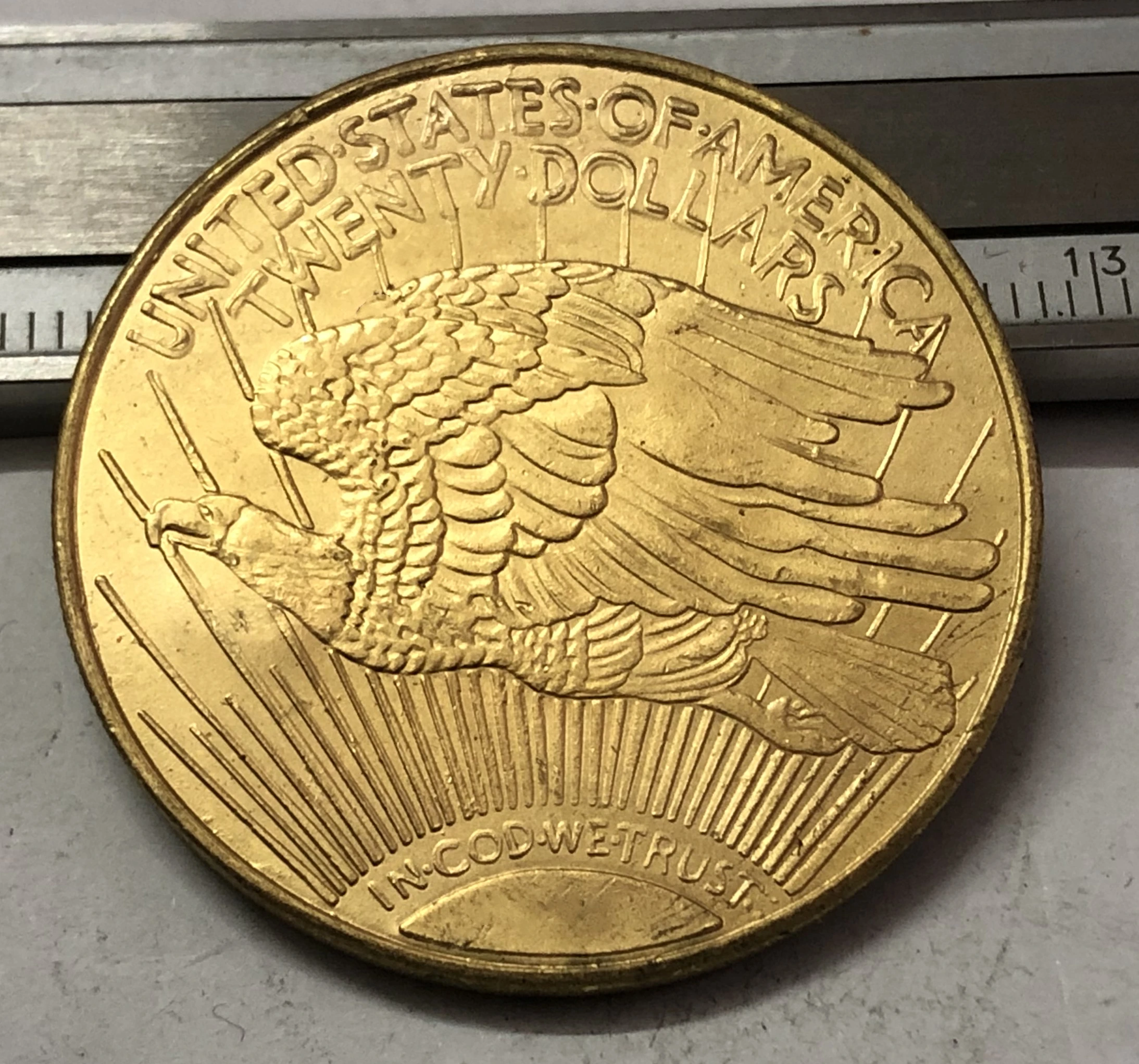 1927 P. D.S США SAINT GAUDENS $20 Золотой доллар точная копия монеты|Безвалютные монеты| |