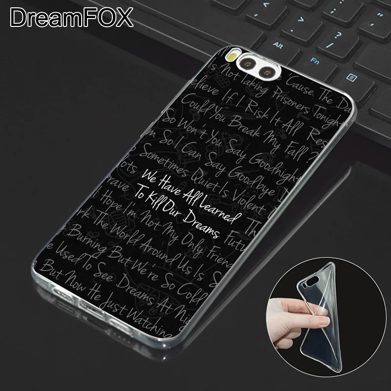 DREAMFOX L552 Twenty One Pilots Soft TPU Silicone Case Cover For Xiaomi Mi Note 2 3 4 5 6 8 SE M5 4C 4S 5C 5S 5X 6X A1 Plus |