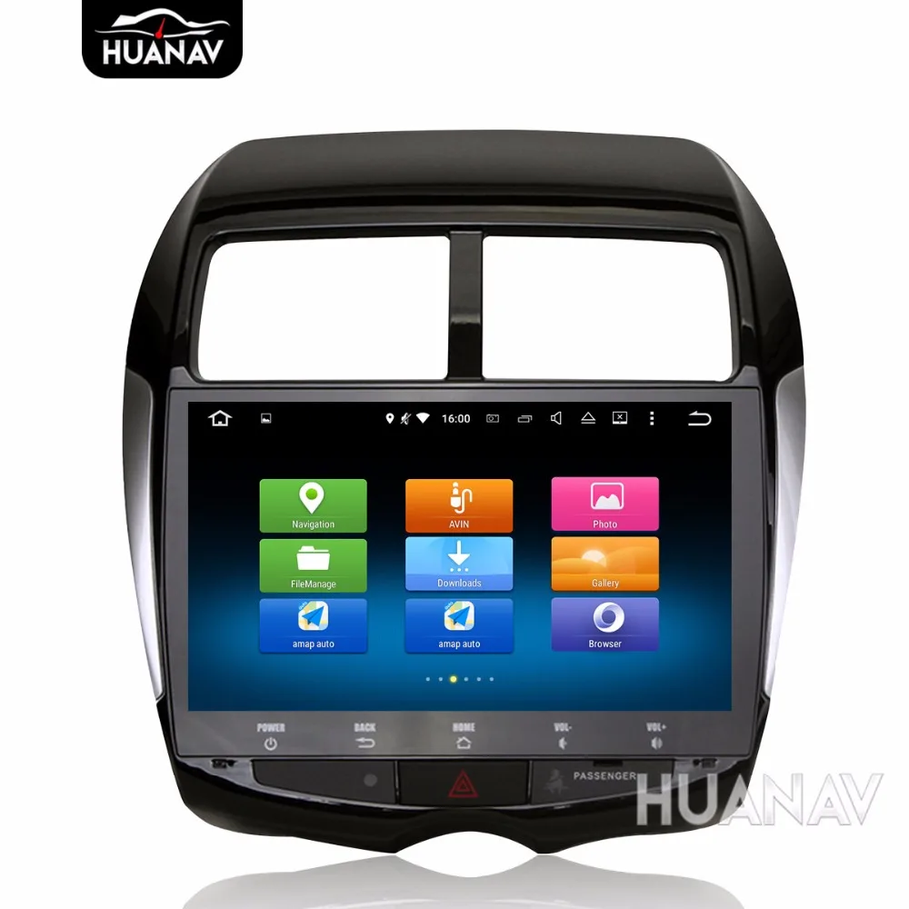 Автомобильный DVD плеер 10 1 дюйма с GPS навигацией головное устройство Android 7 для