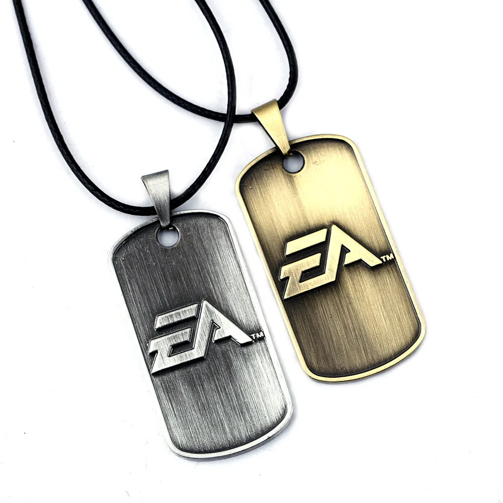 FPS игра BATTLEFIELD 4 кулон с биркой для собак надпись логотип сплав кожа цепь чокер