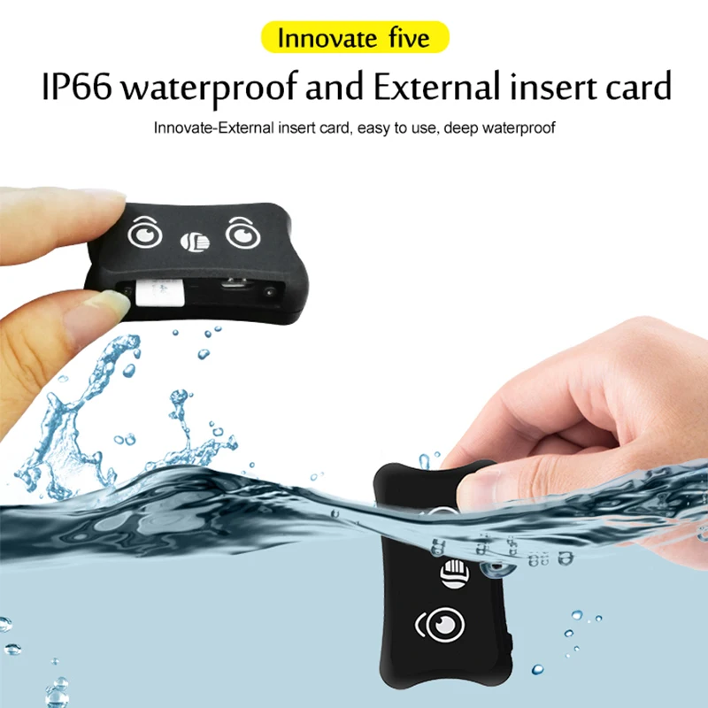 Мини gps-трекер для домашних животных ошейник собак водостойкий трекер кошек