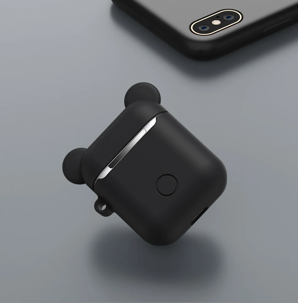 3D чехол для наушников для Airpods, силиконовый чехол с милым мультяшным осликом, чехол для наушников для Apple Air pods, чехол для наушников, аксессуары