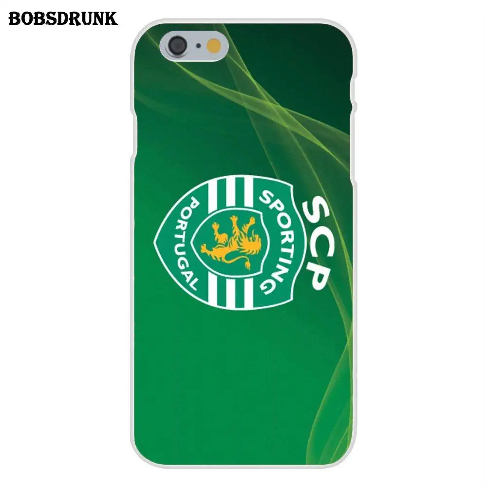 as picture Мягкие чехлы из ТПУ для мобильных телефонов для Iphone 4 4s 5 5C SE 6 6S 7 8 Plus X для Iphone 4 4s 5 5C SE 6 6S 7 8 Plus X Sporting Club Portugal - Цвет: as picture