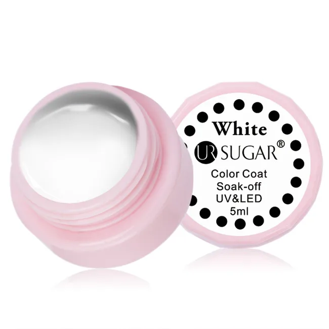 White Ur Sugar 5 мл Цветной Гель-лак для ногтей чистая краска Гель-лак замачиваемый УФ светодиодный Полупостоянный долговечный Гель-лак для ногтей - Цвет: White
