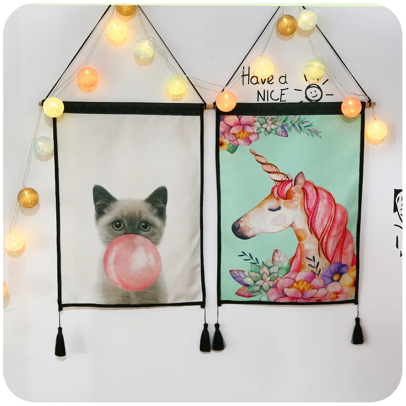 Стена из спальни глава кровать висит картина ткань стены акт роль ofing современный