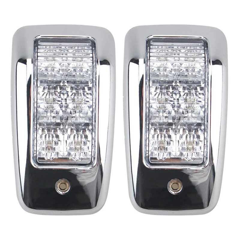 

1 Pair LED Car Top Lamp Truck Dome Lights High Power Indicator Light for 24V Vehicles Trailers