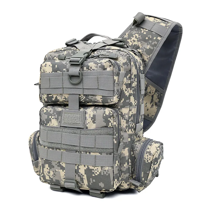 ACU ONE Shoulder Camo Путешествия Duffle Большой Молл рюкзак Человек Дорожная сумка, сумка для альпинизма мужской Чемодан Обувь для мальчиков сумки на плечо для мужчин рюкзаки - Цвет: ACU ONE Shoulder