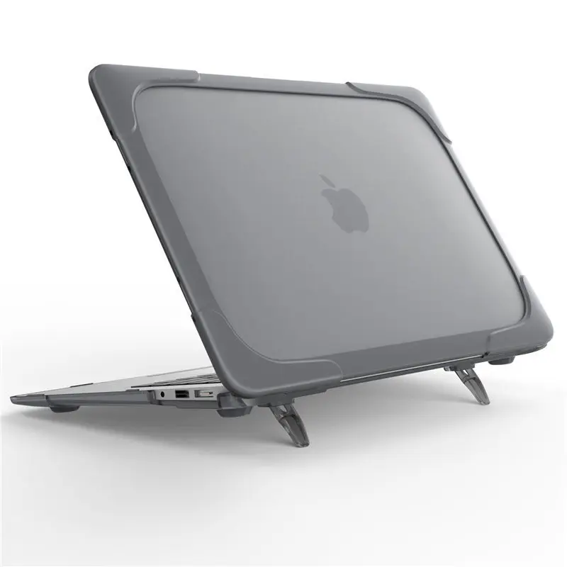 Новый Ударопрочный Внешний чехол Складная подставка для Macbook Air Pro Retina 11 12 13 15