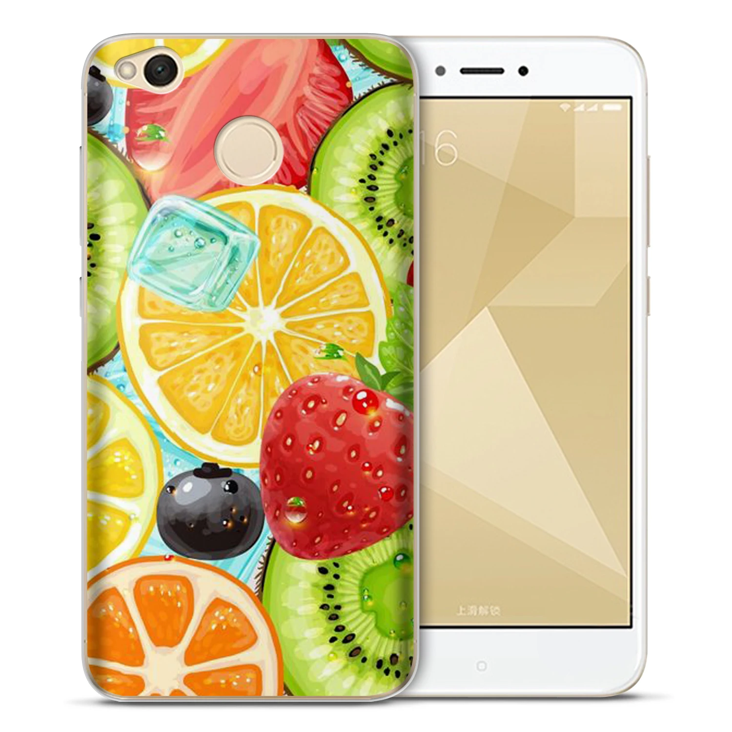 Summer fruits Case For Xiaomi Redmi 5 Plus 4X 4A 5A 3S NOTE Pro Mi6 Mi 6 8 SEA1 Mi5X Soft TPU Silicone Phone Back Cover |