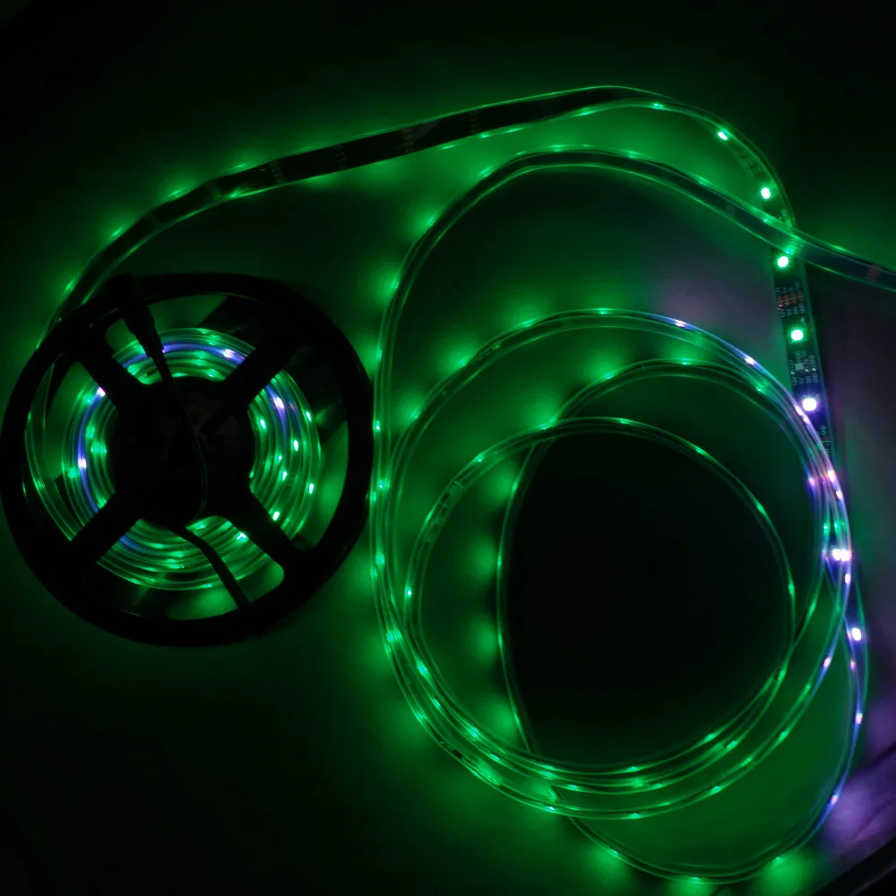 5 м 12 В постоянного тока светодиодная Пиксельная лента водонепроницаемая в