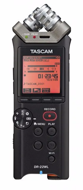 Портативный Wi-Fi рекордер Tascam DR-22WL оригинальный беспроводной для записи dr-07mkii |