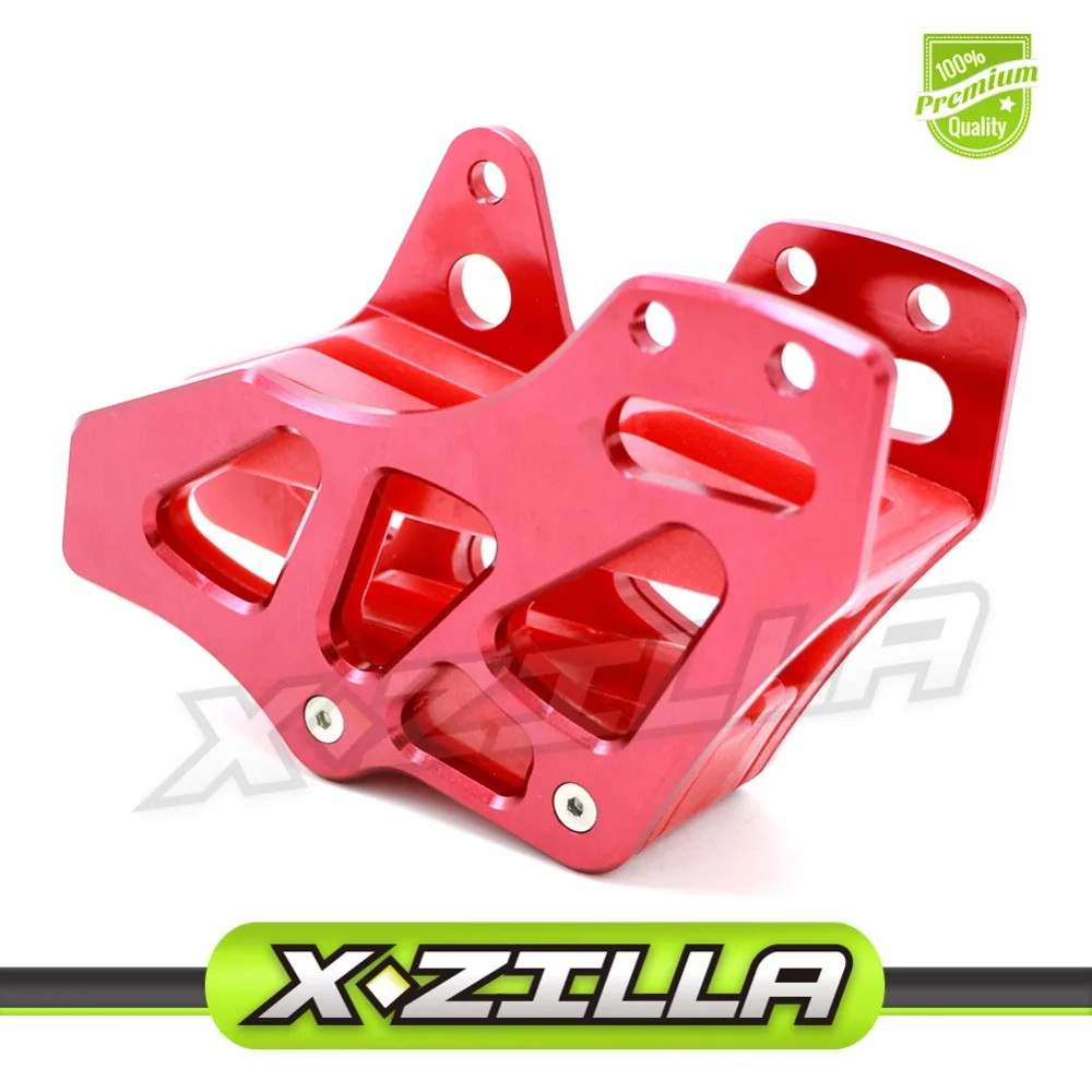 Красная Защитная крышка для цепи CNC 60T направляющая драйвера HONDA CRF 250 CRF250 CRF250R CRF450R