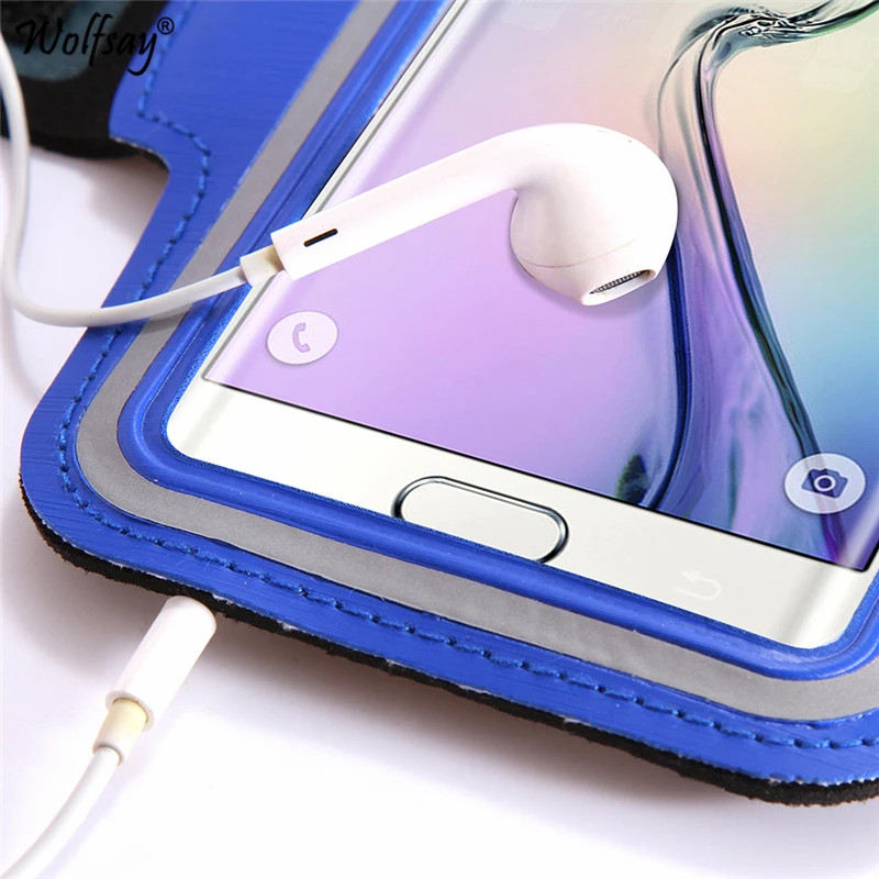 Wolfsay 5 7 6 3 "спортивная сумка для спортзала чехол iPhone XS Samsung A7 2018 Huawei P20 Lite Беговая