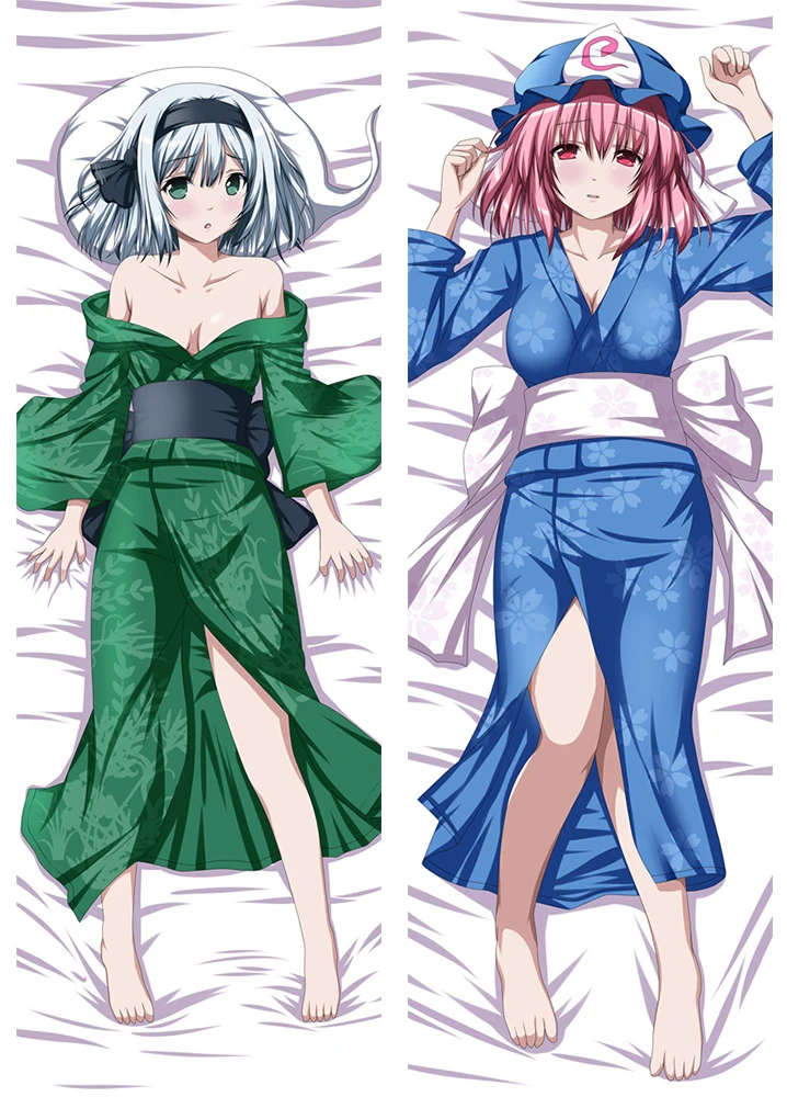 Декоративная наволочка для подушки с японским аниме проект Touhou Otaku Dakmakura подарок