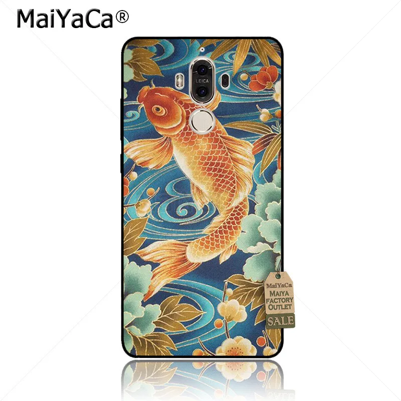 MaiYaCa японская Татуировка Koi Fish Новинка Fundas чехол для телефона Huawei mate 9 p9 p10plus mate9 10