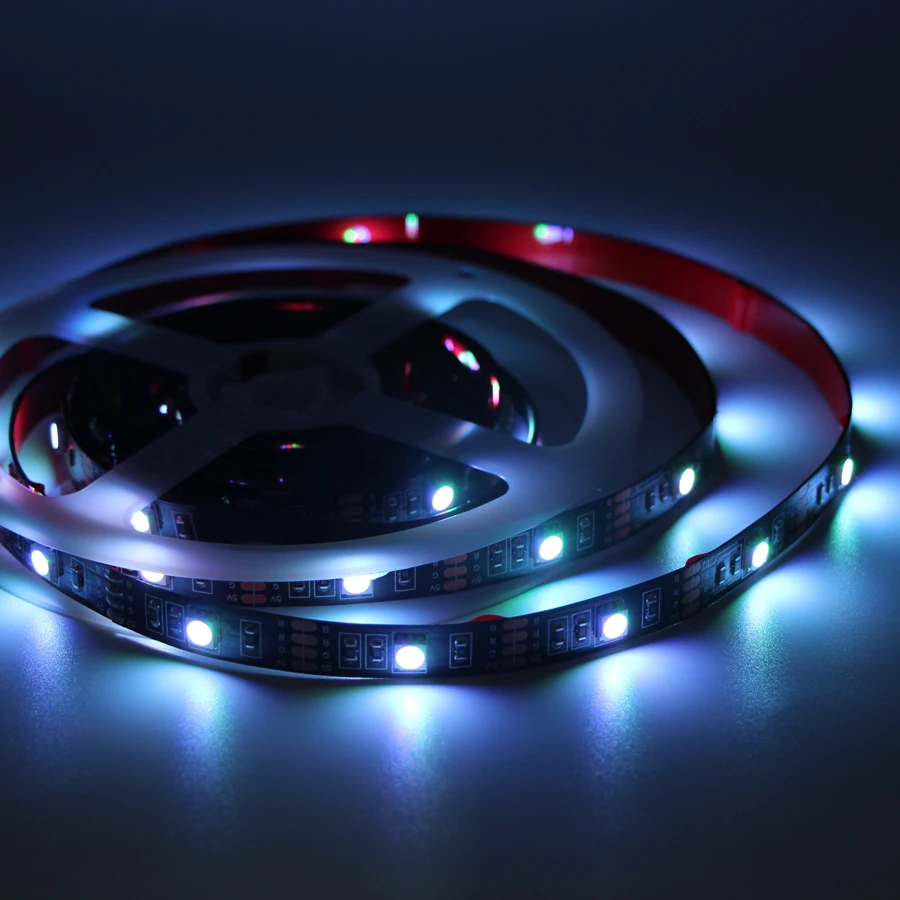 RGB USB светодиодные полосы света водонепроницаемый 5 в USB светодиодный гибкий настроения окружающей полосы 5050+ 44key пульт дистанционного управления для ТВ ПК фона