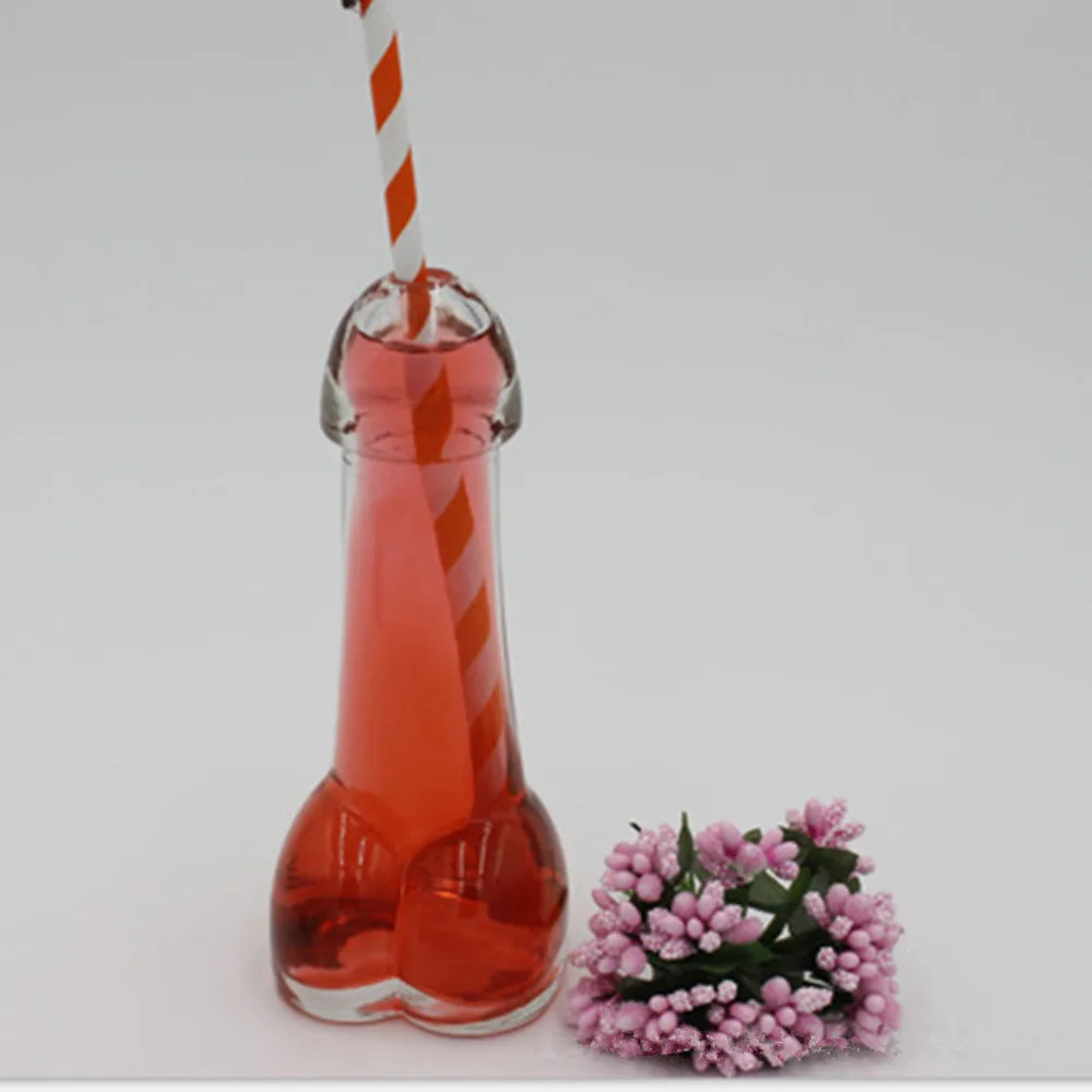 Коктейльная стеклянная бутылка для вина 1 шт. креативная чашка бокал коктейлей