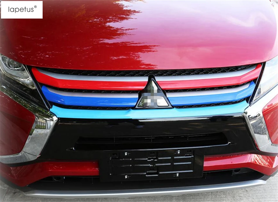 Аксессуары Lapetus подходят для Mitsubishi Eclipse Cross 2018 2021 ABS передняя решетка гриль
