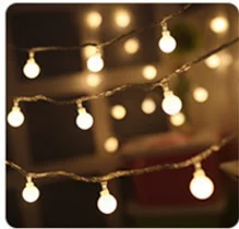Sball warm Chasanwan, Рождественский Декор, 3 м, 20, светильник, Led, шар, светильник, коробка с батареей, Новогодняя гирлянда, рождественские украшения для дома, Natal. Q - Цвет: Sball warm