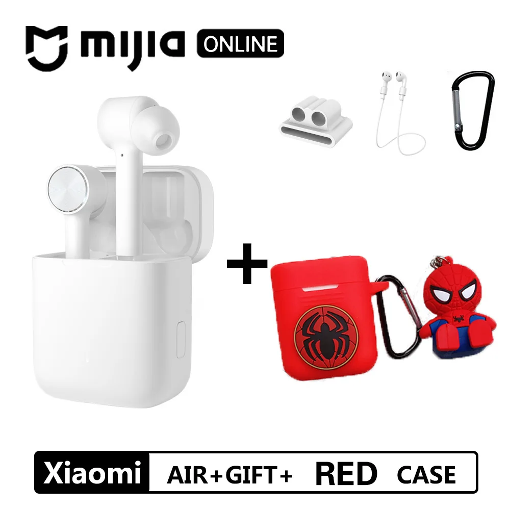 air with gift Xiaomi Airdots Pro Bluetooth наушники Air TWS гарнитура истинный беспроводной стерео смарт сенсорный ANC автоматическая пауза кран управление спортивные наушники - Цвет: air with gift