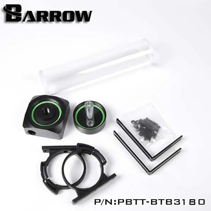 Barrow PBTT BTB PC резервуар для водяного охлаждения DDC насоса с черной крышкой