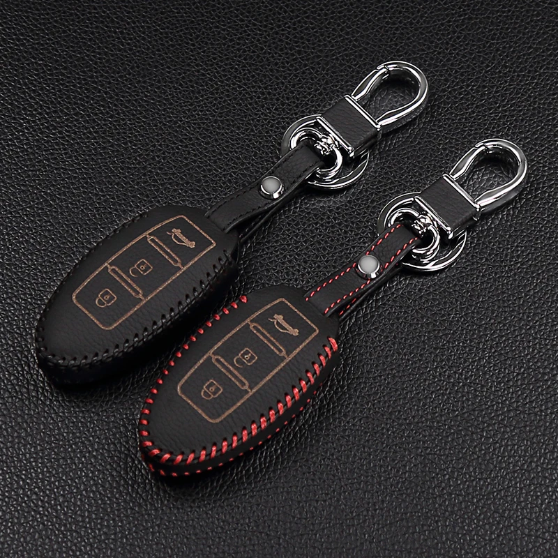 Модный мужской кожаный чехол для ключей с дистанционным управлением Nissan Infiniti EX FX