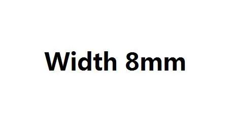 Width 8mm 4 мм 6 мм 8 мм pulseira masculina 316L нержавеющая сталь браслет S. Сталь звено цепочка браслет на запястье для мужчин ювелирные изделия подарок 18 см 20 см - Окраска металла: Width 8mm
