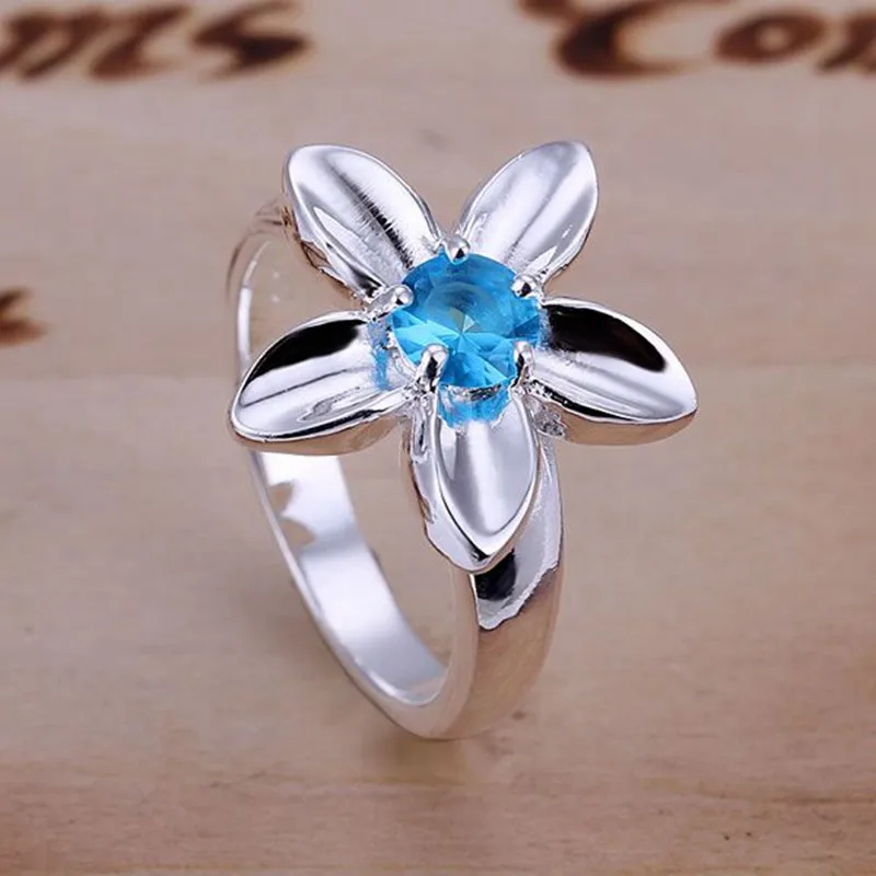 Посеребренная кольцо стерлингового серебра--Jewelry Кольцо заводские цены
