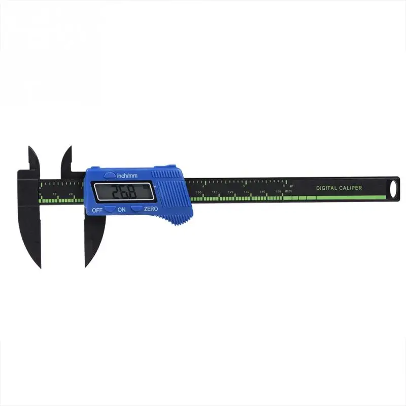Штангенциркуль цифровой из углеродного волокна 6 дюймов 0 150 мм|electronic caliper ruler|digital