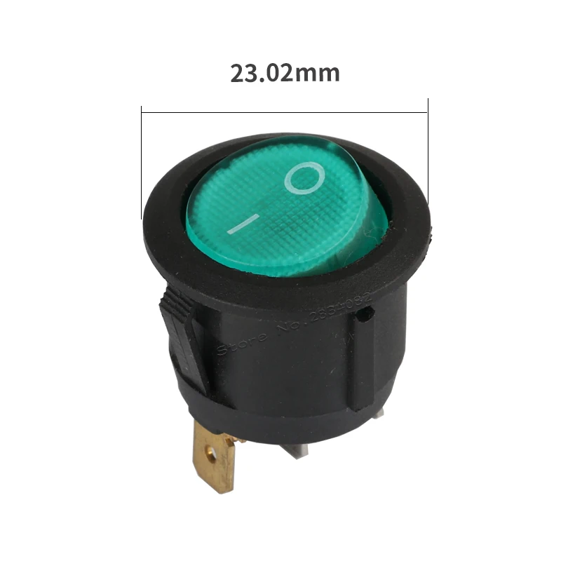 Новый выключатель питания SPDT с подсветкой 3 pins 10A/125 В переменного тока 2 позиции| |