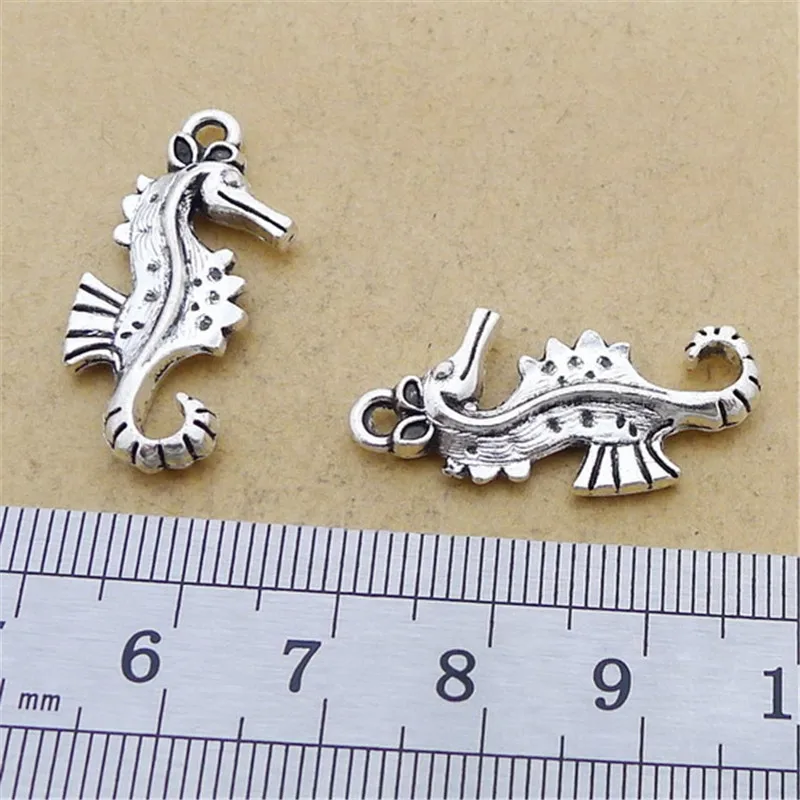 Объемные 30 подвески из цинкового сплава для пляжа и морской лошади аксессуары