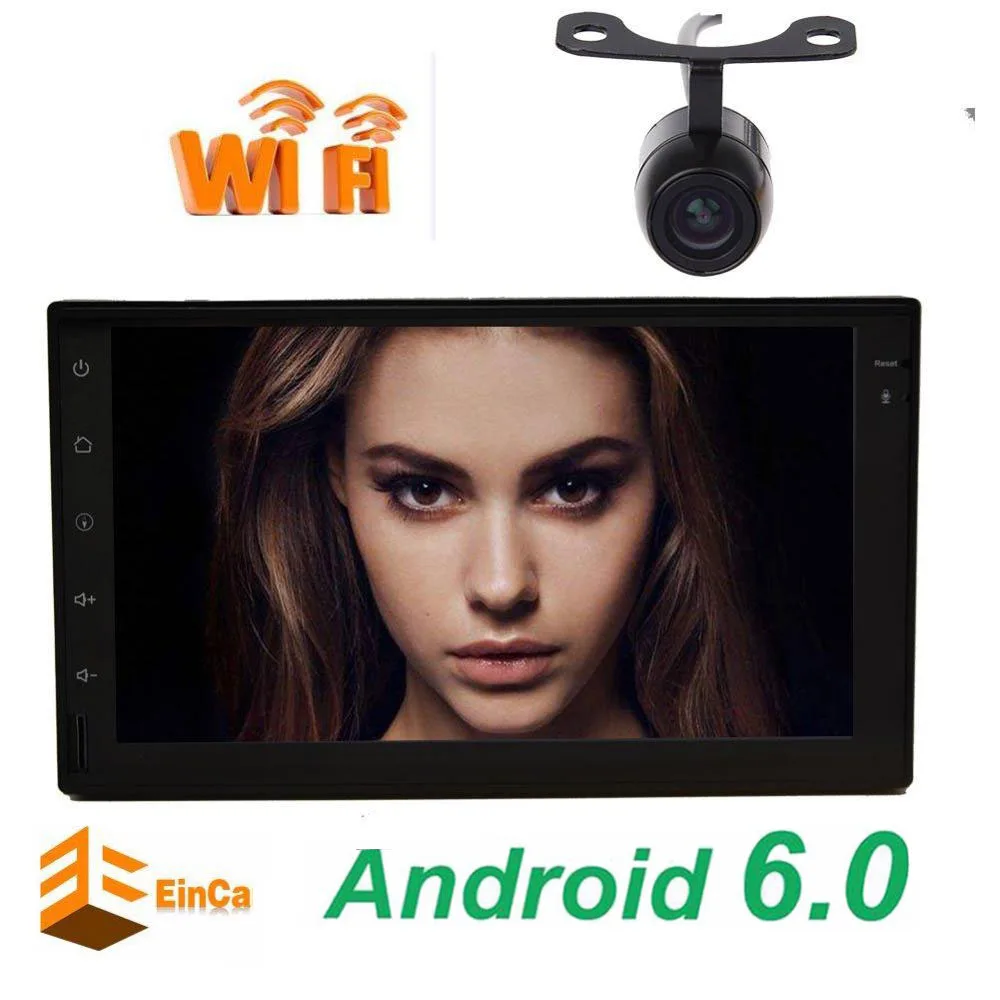 7 &quotAndroid 6 0 двойной 2 Din Авторадио автомобиля без DVD плеер стерео в тире gps навигация