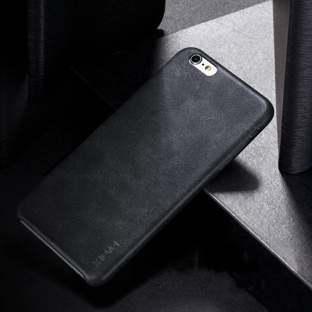 X-Level кожаный чехол для iPhone 6 6s Plus чехол s Роскошный ударопрочный бизнес задняя крышка для телефона для iPhone 6 6s