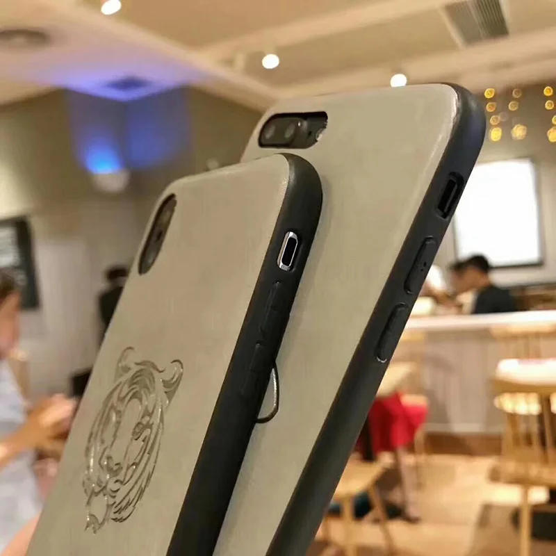 Печать животных тигра Дракон Акула змеиная кожа чехол для iPhone X XS max Xr Твердый 8 7 6 6s