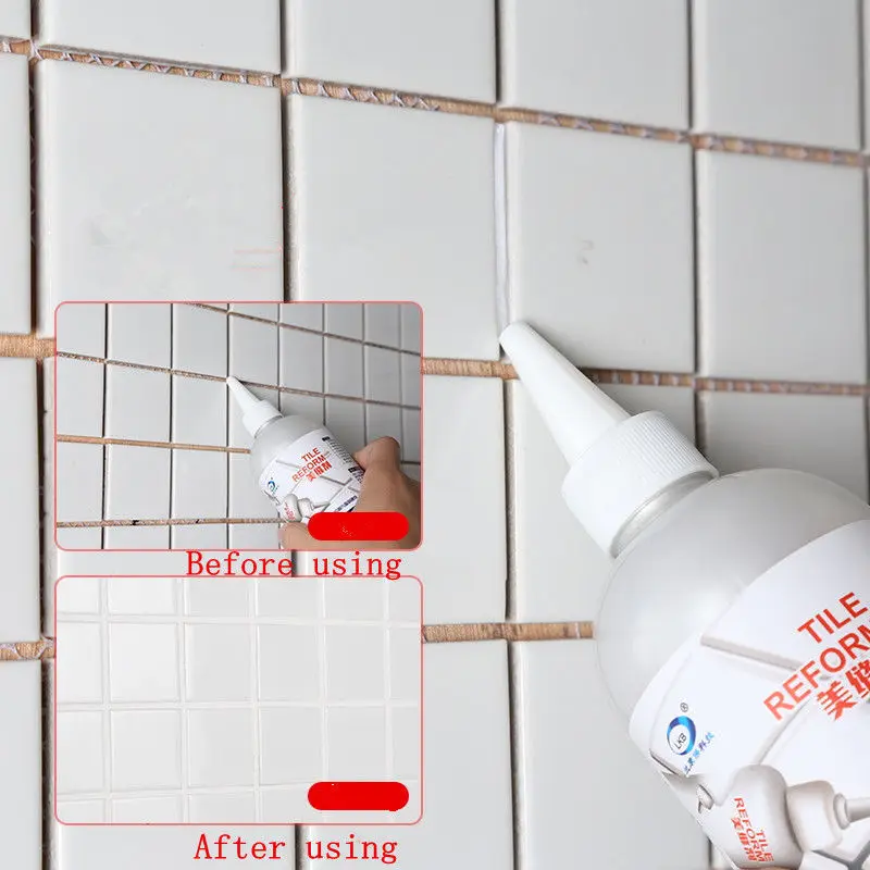 Ceramic tile Waterproof mildew proof white sealant Wall floor repair joint 280ml | Инструменты