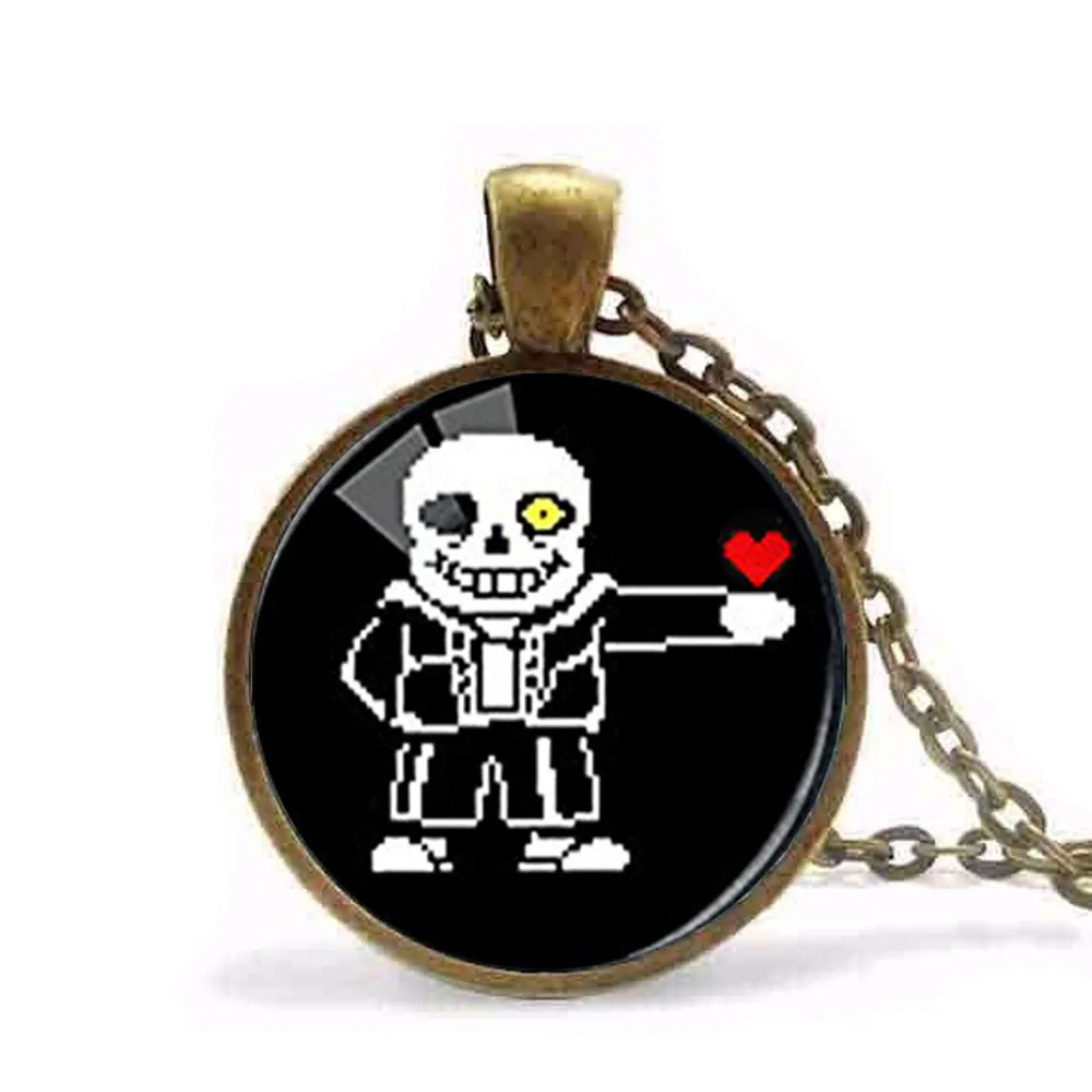 Ожерелье Undertale Радужное сердце игра игровой геймер ожерелье кулон искусство
