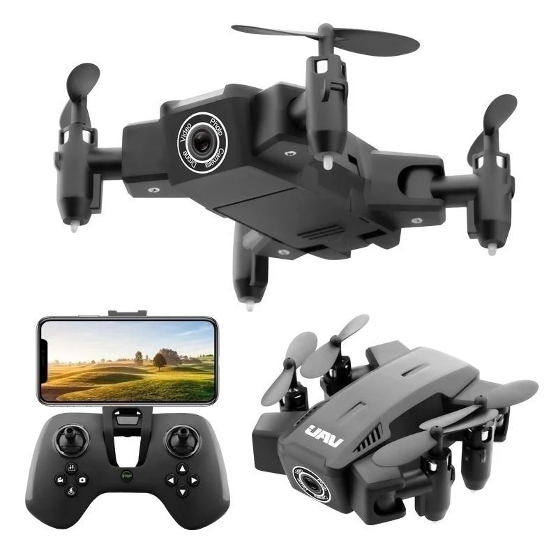 Складной XY 019 Мини FPV RC Дрон Карманный Квадрокоптер с HD камерой 3D переворачивается