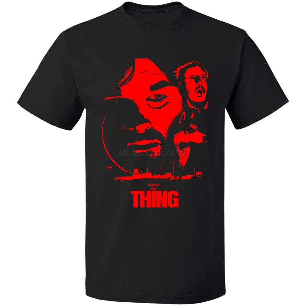 Постер Фильма Футболка Джон Карпентер The Thing TEE Бесплатная доставка Fashion модная