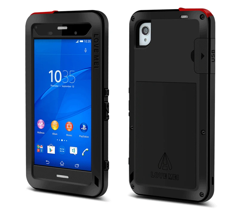 Оригинал Любовь Мэй мощный чехол для Sony Xperia Z3 водонепроницаемый противоударный