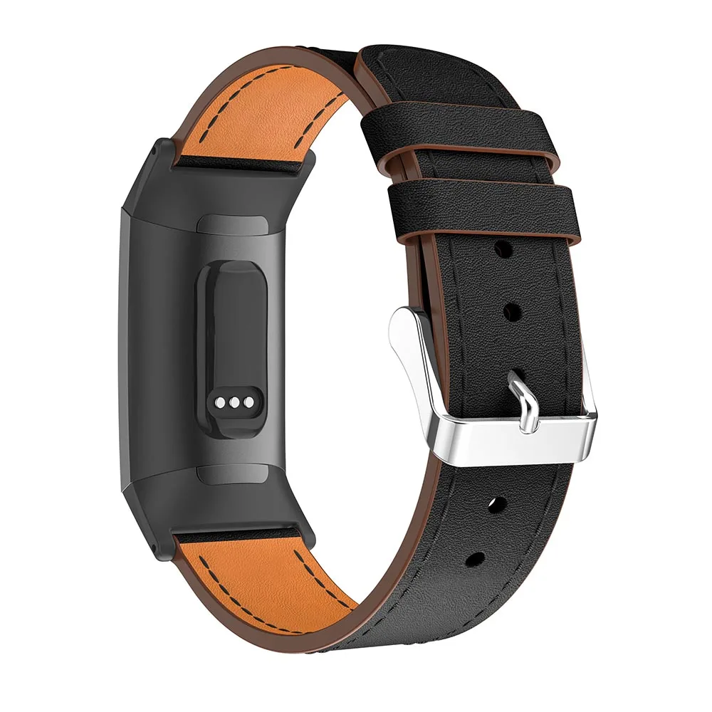 Ремешок для часов fitbit charge 3 ремешок из натуральной кожи на запястье Charge3
