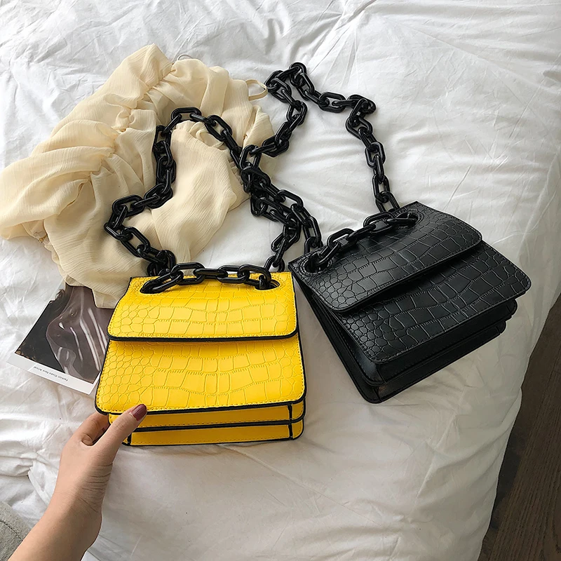 2019 простая маленькая квадратная сумка в британском стиле женская дизайнерская