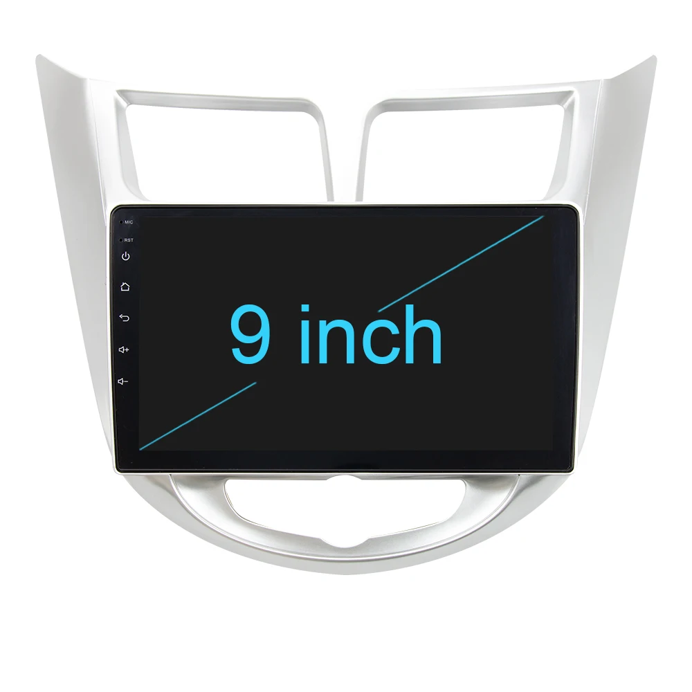 Eunavi 4G + 64G 6 ядерный android 9 0 автомобильный dvd для hyundai Solaris Verna Accent 2010-2018