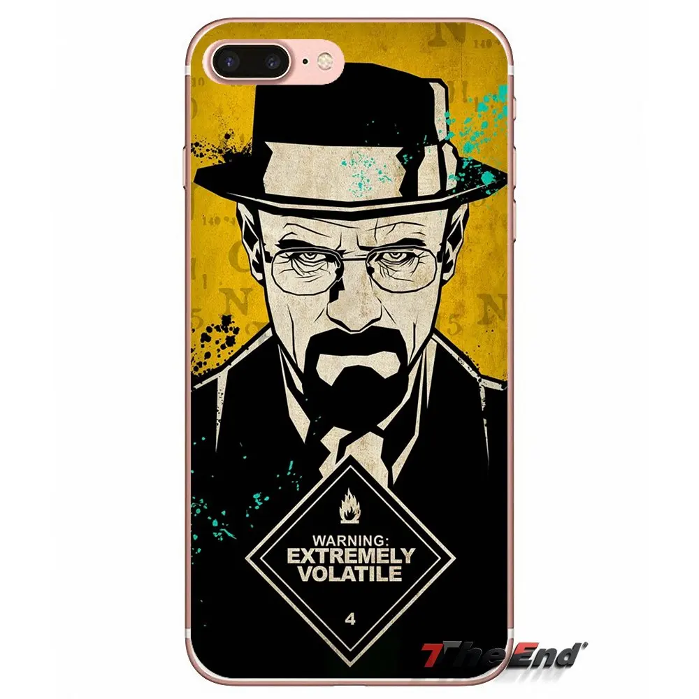 Для Apple iPhone X 4 4S 5 5S SE 5C 6 6s 7 8 плюс прозрачный мягкий чехол покрывает Breaking Bad Уолтер