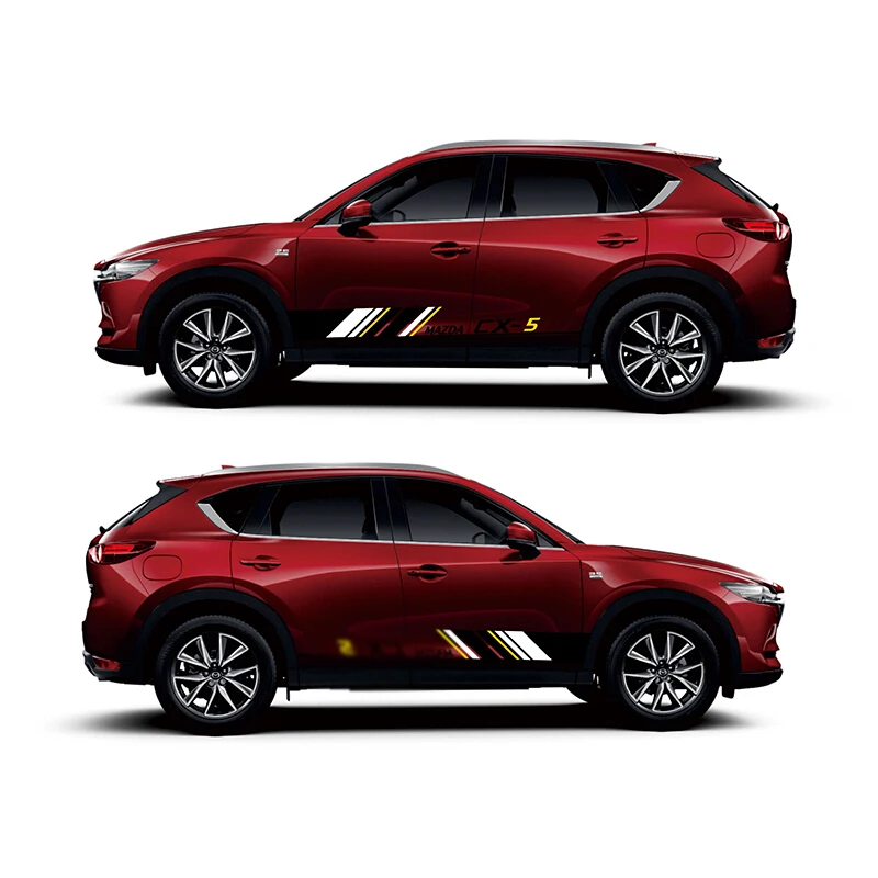 World Datong Sport Stripes автомобильные наклейки для Mazda CX 5 Mark Levinson Styling виниловые на дверь
