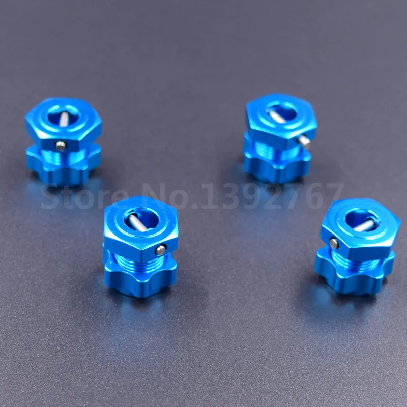 HSP 1/8 алюминиевый сплав Запчасти для шин адаптер колесная гайка 4 шт./лот 17 мм