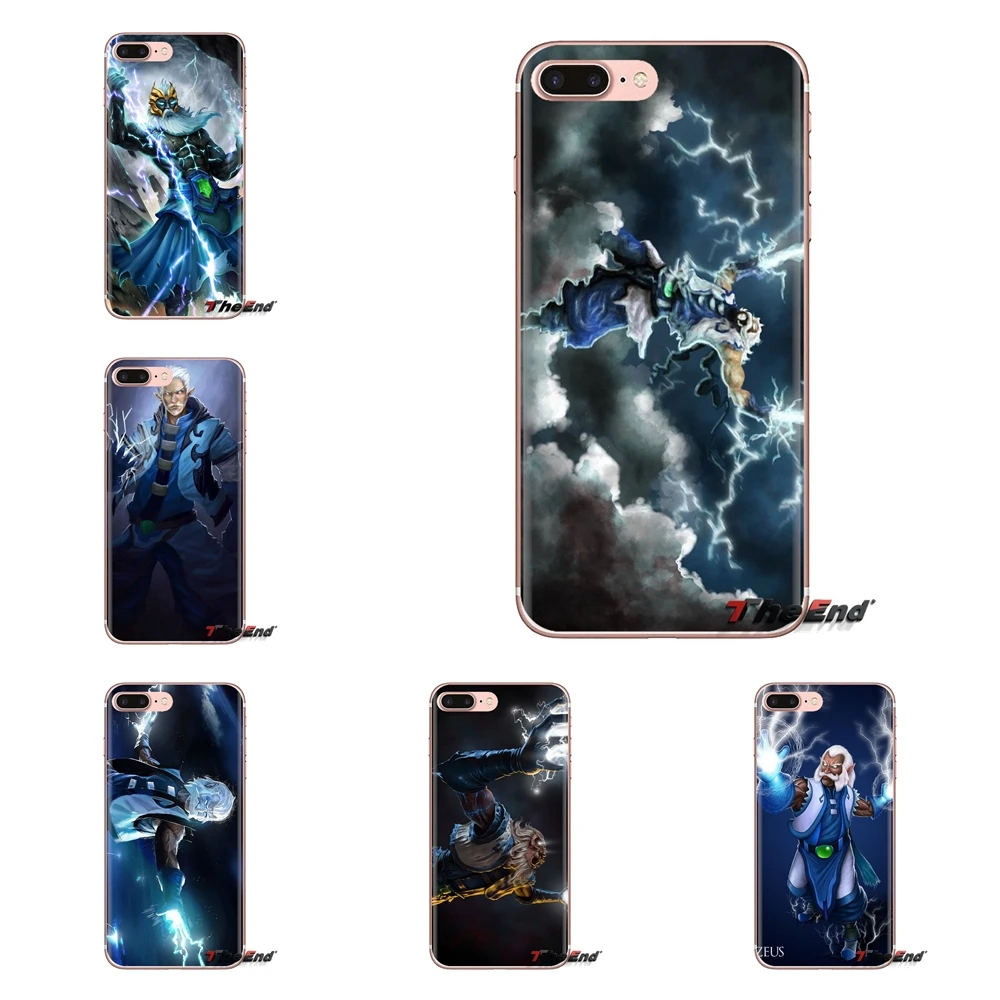 Для Samsung Galaxy J1 J2 J3 J4 J5 J6 J7 J8 Plus 2018 Prime 2015 2016 2017 прозрачный чехол из ТПУ zeus dota 2 Zeus Arcana Art