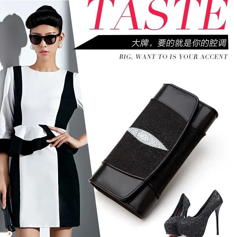 Роскошный чехол из натуральной рыбьей кожи 28 см * 11 для качественного