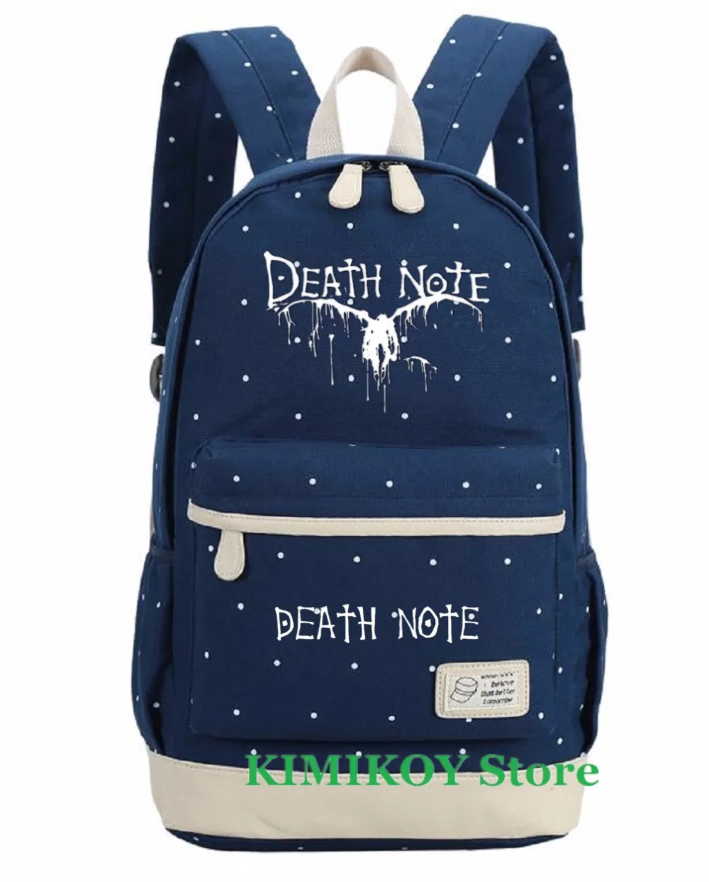 Kimikoy аниме Death Note Косплэй рюкзак световой волны точка цветок ноутбук сумка