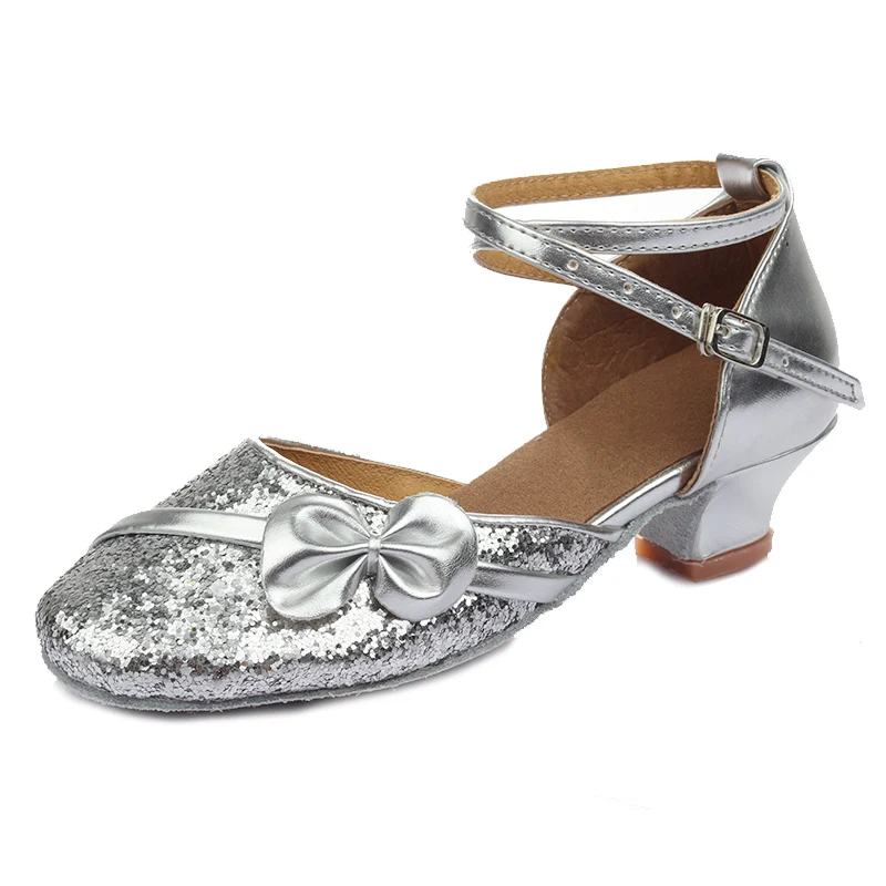 Детские туфли для бальных танцев девочек высококачественные латиноамериканских